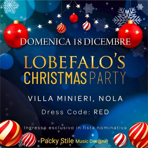 Il Lobefalo's Christmas Party a Villa Minieri  si veste di Rosso.