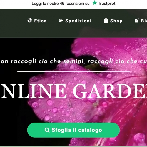 Onlinegarden.it: per trovare il meglio di piante e fiori online