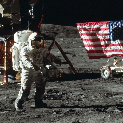 Luigi Scudella L'uomo sulla luna A quel tempo, gli Stati Uniti stavano ancora seguendo l' Unione Sovietica 