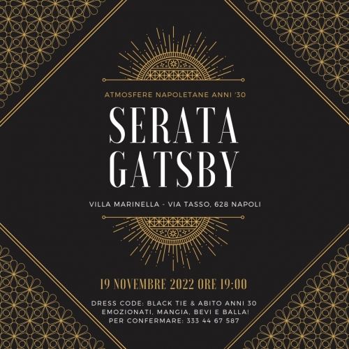 Foto 5 - Serata Gatsby - Atmosfere napoletane anni ’30: ecco i partner dell’evento esclusivo