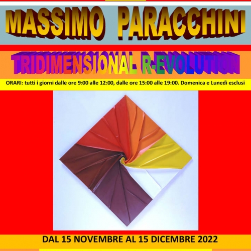 Foto 3 - TRIDIMENSIONAL R-EVOLUTION  MOSTRA DI MASSIMO PARACCHINI
