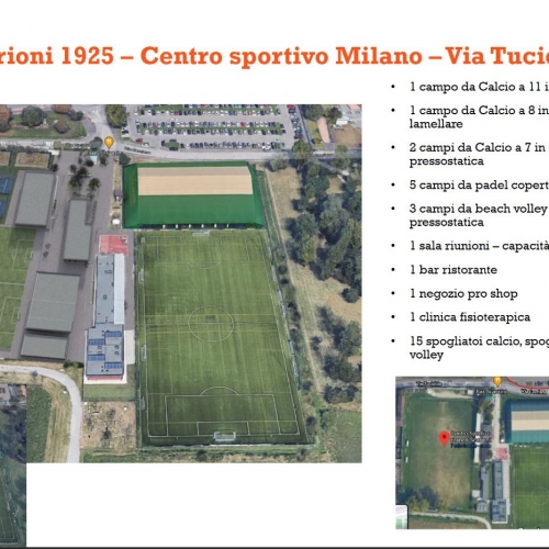 Milano: rinasce il Centro Sportivo Scarioni, intervento di 12.5mila mq