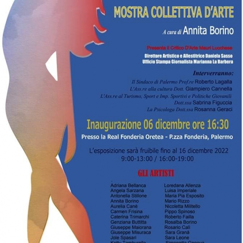 Palermo, alla Real Fonderia Oretea una mostra collettiva d'arte per veicolare un messaggio contro la violenza di genere 