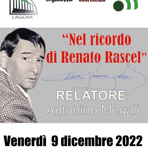 L�Agor�: nuova conversazione su Renato Rascel
