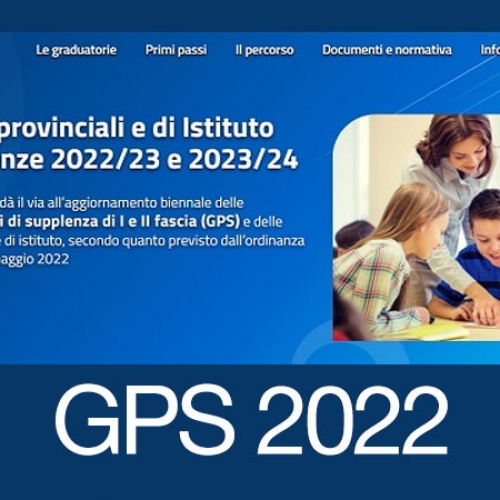 Aggiornamento Graduatorie GPS Dicembre 2022-Gennaio 2023