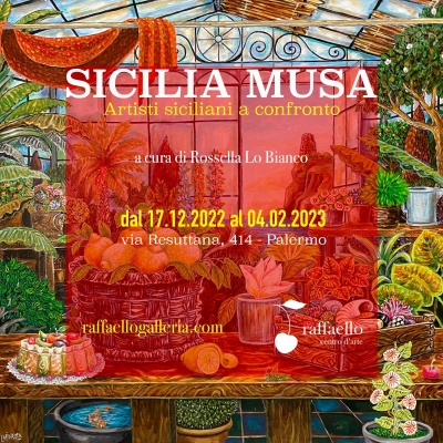 Le opere di artisti storicizzati e contemporanei protagoniste di “Sicilia Musa”, mostra collettiva del “Centro d’arte Raffaello”  nella sede “storica” di via Resuttana a Palermo