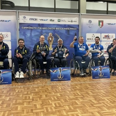 A Besozzo assegnati i titoli italiani di calcio balilla paralimpico. Doppietta per la Polha Varese