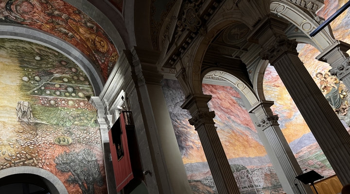 L’impronta italiana in uno dei maggiori affreschi contemporanei