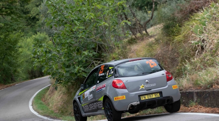 Claudio Fanucchi e Silvia Barsotti “comandano” nel rush finale  del Premio Rally Automobile Club Lucca