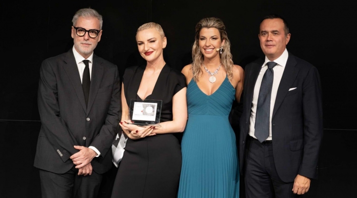 Claudia Conte premia le donne alla Festa del Cinema di Roma