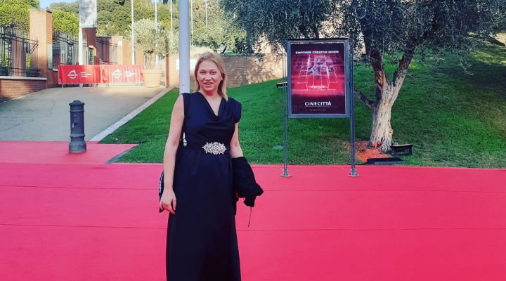 Silvia Busacca alla festa del Cinema di Roma per SHTTL 