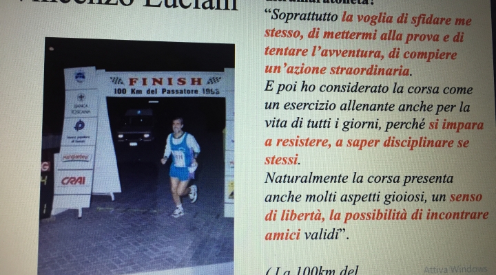 Vincenzo Luciani: Nel 1990 ho corso la mia prima 100 km del Passatore 