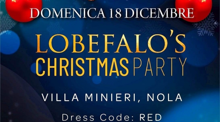 Il Lobefalo's Christmas Party a Villa Minieri  si veste di Rosso.