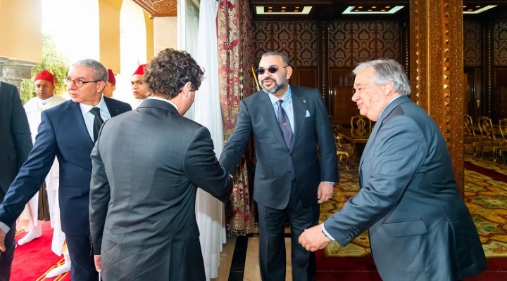 Il Re del Marocco ha ricevuto Sig. António Guterres presso il Palazzo Reale a Rabat