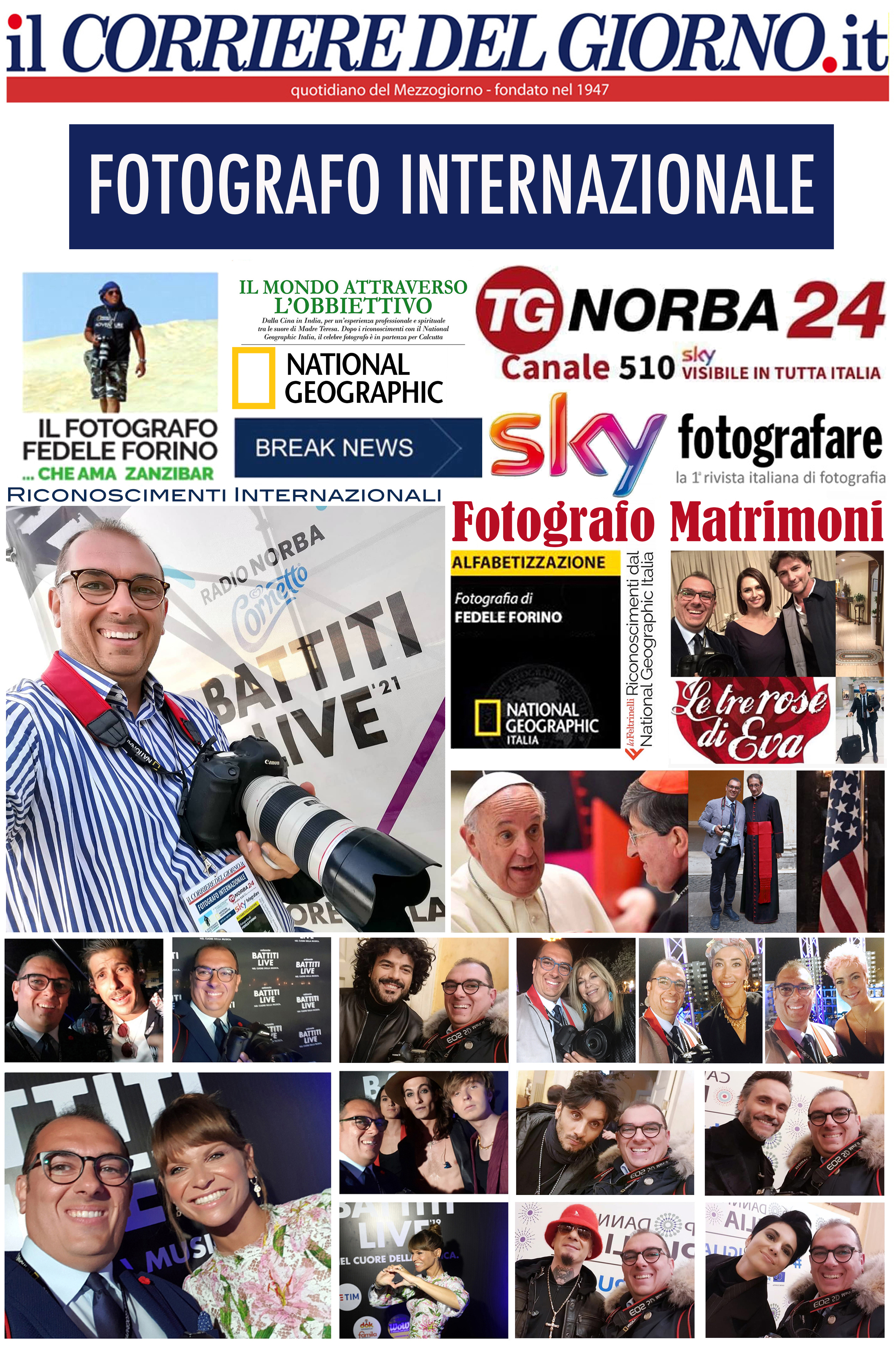 Foto 3 - Fotografo Internazionale Fedele Forino Vincitore del Premio Wedding Award 2023 di Matrimonio.com e si conferma come una delle migliori imprese di servizi per matrimoni in Italia. 