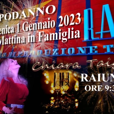 CHIARA TAIGI - La Voce e il Canto del Capodanno a UnoMattina in Famiglia - SU RAIUNO - 1 Gennaio 2023 ore 9:30