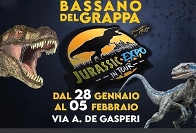 Grande ritorno al passato con “Jurassic Expo in Tour” a Bassano del Grappa