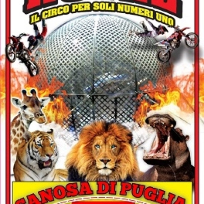  Per la prima volta a Canosa di Puglia  il grande e famoso “Imperial Royal Circus”