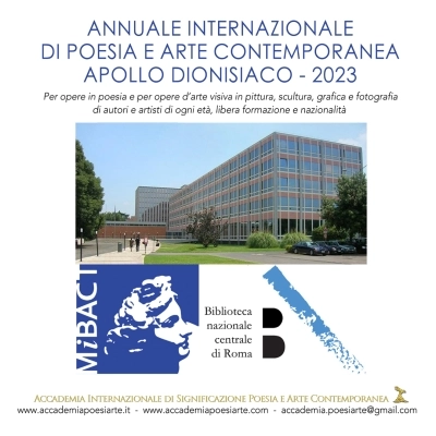 Foto 1 - Annuale Internazionale Apollo dionisiaco invita poeti e artisti alla Biblioteca Nazionale Centrale di Roma