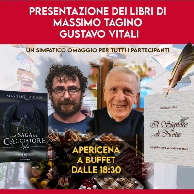 Dalla Scozia a Venezia: Gustavo Vitali e Massimo Tagino presentano i loro libri presso la sede del Collettivo Scrittori Uniti di Torino