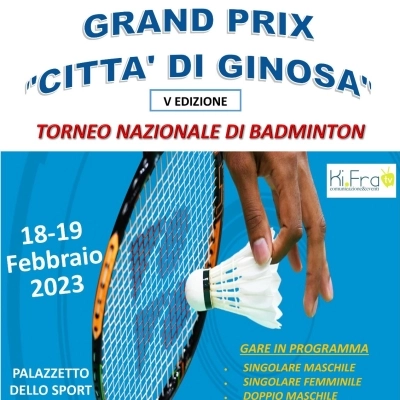 Tutto pronto per la quinta edizione del Torneo Nazionale Gran Prix - Città di Ginosa