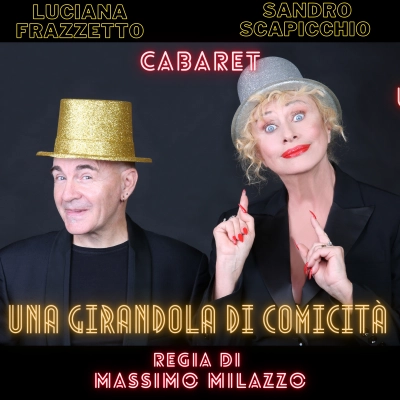 “Una girandola di comicità” al teatro Charles De Foucauld di Bracciano con Luciana Frazzetto e Sandro Scapicchio