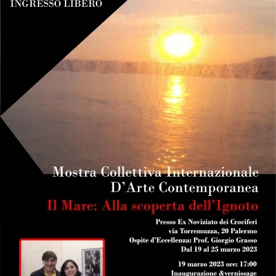 Mostra Collettiva Internazionale a Palermo:”Il Mare:Alla scoperta dell’Ignoto”