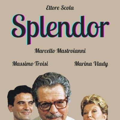 Giovedì 9 marzo al Filmstudio nel Teatro Tordinona, Splendor con Mastroianni e Troisi. 