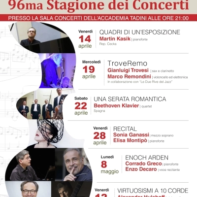 Classica: il pianista Martin Kasik inaugurerà venerdì 14 aprile la 96a Stagione dei Concerti dell'Accademia Tadini di Lovere (Bg)