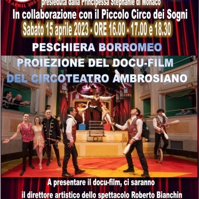 Sotto il tendone di Peschiera Borromeo, la proiezione gratuita del film-spettacolo “CircoTeatro Ambrosiano, il Circo prima del Circo”