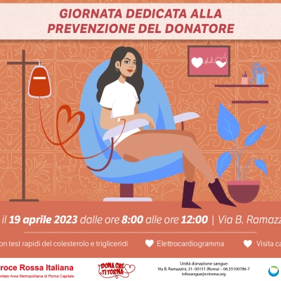Croce Rossa: a Roma screening cardiologici gratuiti per i donatori di sangue