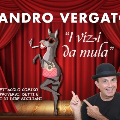 Al Teatro Garibaldi di Enna, la geniale poliedricità di Sandro Vergato