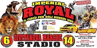 Per la prima volta a Civitanova Marche, l' inimitabile e celebre “Imperial Royal Circus”