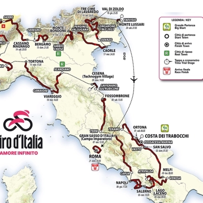 Breve guida al Giro d'Italia 2023