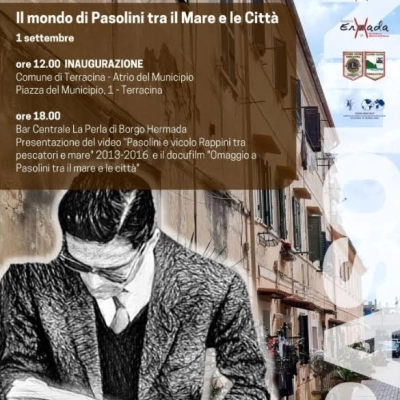 A Terracina un doppio appuntamento per omaggiare Pier Paolo Pasolini tra mare e città