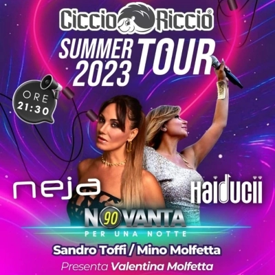 Haiducii, Neja, Sandro Toffi e Ciccio Summer Tour: super show il 3 settembre a Brindisi
