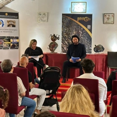 Vernissage di PierGiò: primo evento del ciclo di incontri organizzati dal Centro Sociologico a Lanciano 