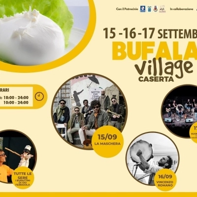 Arriva il Bufala Village, buon cibo, spettacoli e percorsi didattici da venerdì 15 settembre