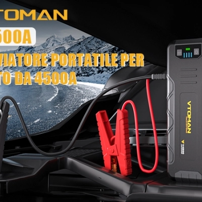 VTOMAN V4500 Avviatore di Emergenza: L'Insuperabile Compagno di Viaggio.