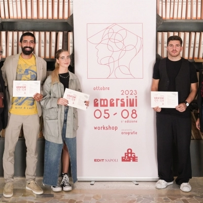 OROGRAFIE svela i vincitori - under 35 - del workshop in exhibition design  che si è appena concluso a EDIT Napoli