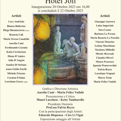 Gli artisti del Gruppo Colorato protagonisti della mostra corale  “Palermo Lontani Echi”, dal 20 al 22 ottobre all’Hotel Joli 