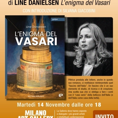 Line Danielsen ci parla del suo libro “L’Enigma del Vasari” presentato da Salvo Nugnes alla Milano Art Gallery