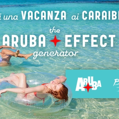 The Aruba Effect Generator: un vero e proprio generatore di allegria per vincere una vacanza felice ai Caraibi