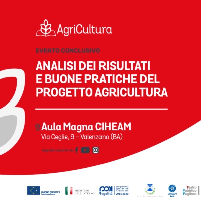 Evento conclusivo del Progetto AgriCultura - Presentazione dei risultati e buone pratiche