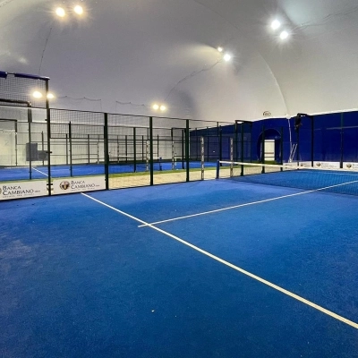 Taglio del nastro al Tennis Giotto per la nuova copertura dei campi da padel