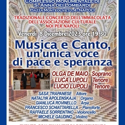 Tradizionale Concerto dell' Immacolata 2023 a Napoli 