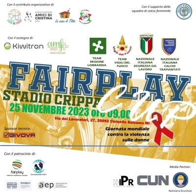 La FairPlay Cup a Cinisello Balsamo: Una Giornata di Sport e Solidarietà per Promuovere Sicurezza e Uguaglianza