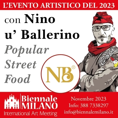 Lo street food di Nino ‘u Ballerino alla Biennale Milano. Specialità gastronomiche siciliane nel giorno dell’inaugurazione dell’evento che ospita grandi nomi dell’arte e della cultura