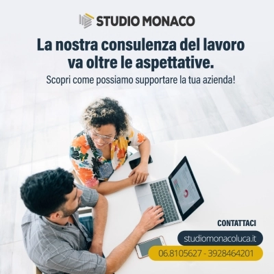 Consulenza del Lavoro a Roma Elaborazione Buste Paga Studio Monaco Luca