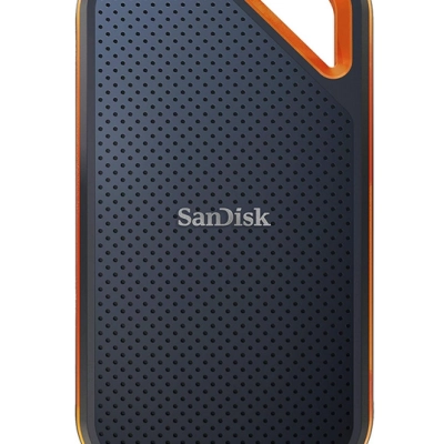 SanDisk Extreme PRO SSD Portatile da 2TB - Velocità fino a 2000 MB/s, Resistente all'Acqua e alla Polvere